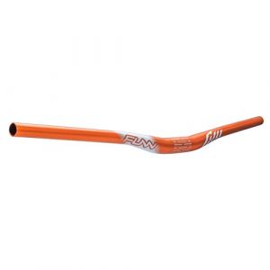 Funn Full on Cintre VTT avec Serrage de 31,8 mm et Largeur de 785 mm, Un Cintre rehaussé en Alliage Robuste et léger pour VTT, BMX et vélo de Route, Cintre VTT avec rehausse de 15 mm (Orange)