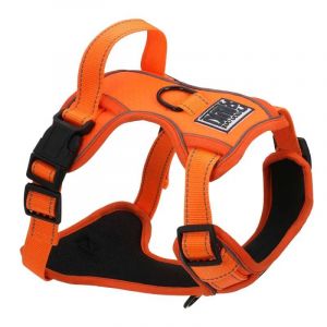 Harnais R&eacute;fl&eacute;chissant Orange S&eacute;curit&eacute; Haute Visibilit&eacute;