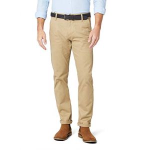 DOCKERS Pantalons Alpha Khaki Slim Tapered L30 - Stretch Twill New British Khaki - W30-L30