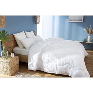 Abeil Couette de lit premium tempérée 350g blanc Aerelle soft flex Dimension - 220x240