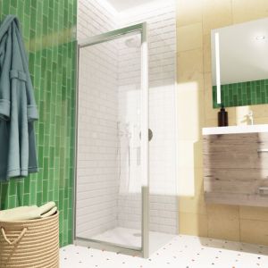 Swiss Aqua Technologies TEX-C ensemble porte compact/paroi 80x100cm anticalcaire avec profil&eacute;s chrome brillant (SATTEXC80S100)