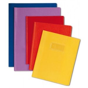 Clairefontaine 72409C - Protège-cahier Grain Cuir en PVC 20/100 (24 x 32 cm)
