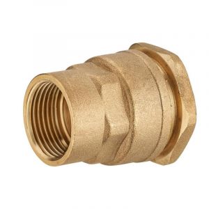 Quick Plomberie Raccord à compression laiton D.20 pour tube en polyéthylène