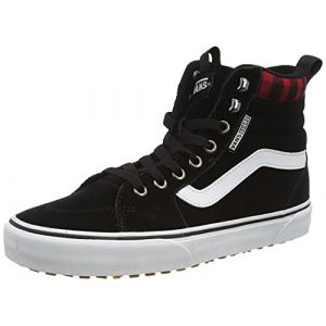 Image de Vans Homme Filmore Hi guard Basket, (Suede) Black/Red Plaid, 40 EU