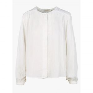 Blouse manches longues col rond uni BERLIA