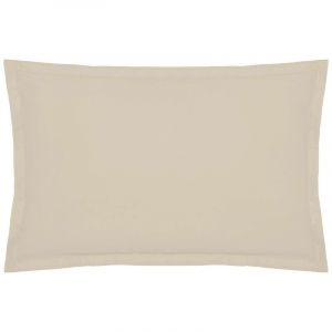 Atmosphera Créateur d'intérieur - Taie d'Oreiller Percale 50x70cm Beige Lin