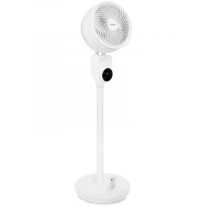 Vonroc - Ventilateur sur pied Luxueux 50W 3 vitesses D98cm Blanc Télécommande inclue