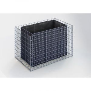 Carré de lit surélevé 130 cm x 80 cm x 80 cm (L x H x P), maillage 5 x 10 cm, épaisseur de paroi 10 cm