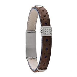 Charles Jourdan Bracelet Homme Sevan - JH150171B Cuir