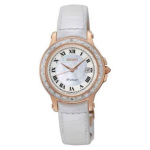 Image de Seiko SXDF08P1 - Montre pour femme avec bracelet en cuir