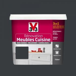 V33 Peinture de rénovation pour meuble satin gris zinc 2L