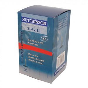 Hutchinson Chambre &agrave; air Cyclomoteur -2 x 1/4-18 Schrader mm