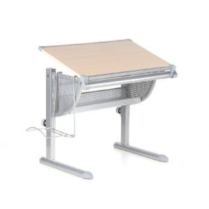 Image de hjh OFFICE Bureau enfant Belia r&eacute;glable en hauteur et inclinable