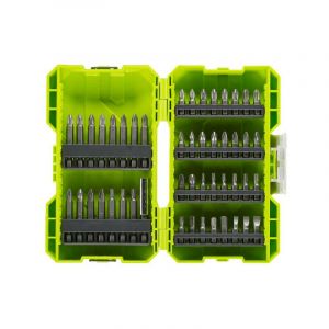 Image de Ryobi Coffret antichocs empilable 48 embouts de vissage mixtes - porte-embouts RAK48SSD