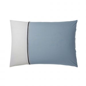 Origin Taie d'oreiller imprimée en Coton, Duo, Made in France