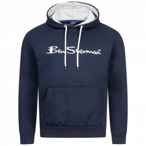 Ben Sherman Casual Hommes Sweat à capuche 0067810-MARINE
