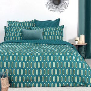 Linnea Parure de lit past coton percale 200x200 cm