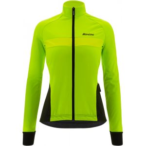 Santini Coral Bengal Jacket Women, vert/noir L Vestes route