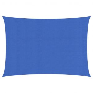VidaXL Voile d'ombrage 160 g/m² Bleu 2,5x4,5 m PEHD