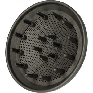 Vhbw Buse diffuseur remplacement pour Dyson 967711-02, 970266-05 pour sèche-cheveux - 13,6 x 13,6 cm, 109 g, gris foncé