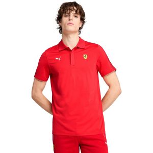 Puma Polo Scuderia Ferrari Race Cloudspun manches courtes rouge - XL