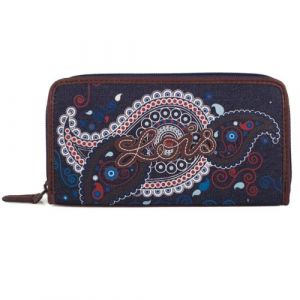 Portefeuille tunissia bleu Lois