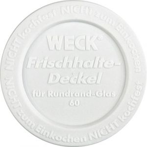 Weck 5 Couvercles de conservation pour bocal diamètre 60 mm - 5