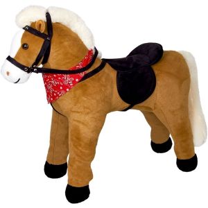 Image de Coppenrath Spiegelburg XXL-Poney en peluche marron