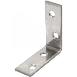 Alberts 851880 Équerre de chaise | acier inoxydable | 40 x 40 x 15 mm | kit de 50