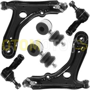 Kit bras de suspension avant compatible VW GOLF 3 III VENTO triangle, rotule, biellette 8 pièces