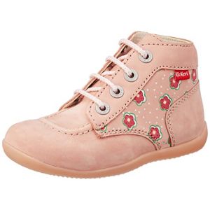 Kickers Bonbon, Plat Oxford Garçon Fille, Rose Flower, 18 EU