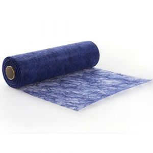 Protinam Chemin de Table, Microfibres, Bleu foncé 7570, 20m