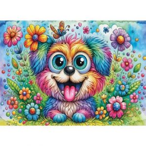 Puzzle 1000 pièces : PAW-SITIVE VIBES