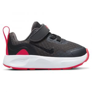 Nike Baskets Enfants Wearallday Td EU 19 1/2 Medium Ash / Black / Siren Red