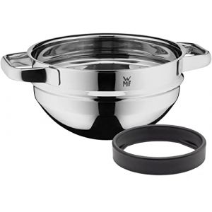 Image de WMF Compact Cuisine Bol mélangeur 20 cm Bain d'eau Acier inoxydable Cromargan poli Passe au lave-vaisselle 792206380