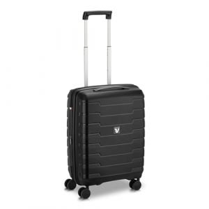 Roncato Skyline 2.0 4 Rollen Kabinentrolley 55 cm mit Dehnfalte Handgepäckkoffer 1 ct Schwarz Herren (168.29 € / 1 ct)