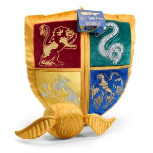 The Noble Collection Peluche - HARRY POTTER - Blason de Poudlard et Vif d'Or - 10cm/38cm/36cm