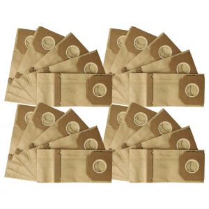 Vhbw 20x Filtres turbo remplacement pour Metabo 631286000 pour ponceuse, ponceuse orbitale - Lot de sacs d'aspiration en papier