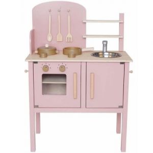 Cuisinière en bois rose