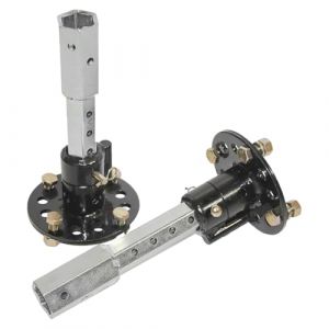 Bricoferr Arbres différentiels avec déverrouillage rotatif fixe extensible - 23 mm hexagonal