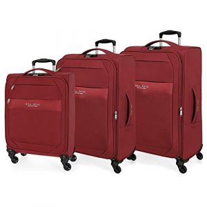 Roll road Ensemble de valises Royce 55-66-76cm Rouge -40x55