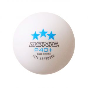 Donic Lot de 120 balles de tennis de table P40+*** (40 mm)