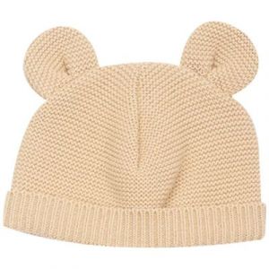 Trois Kilos Sept Bonnet à oreilles en maille bébé