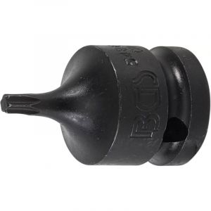 BGS Technic Douilles embouts 1/2 impact a chocs torx court de t20 a t70 - dimensions : torx-t25-choc