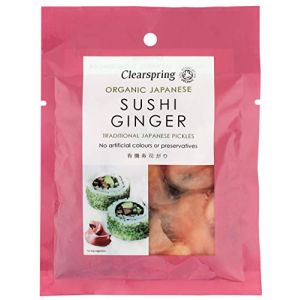 Clearspring Gingembre à Sushi Japonais Bio Mariné 50 g