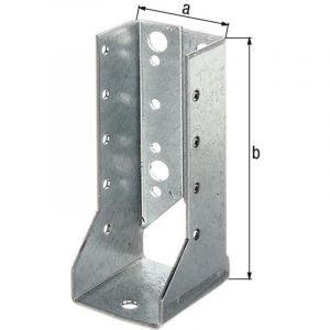 Alberts 336745 Support U | type B, paquet pour artisans | galvanisé Sendzimir | 60 x 100 mm