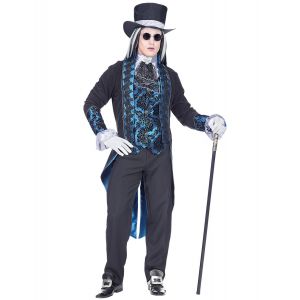 Widmann D&eacute;guisement vampire victorien bleu homme - Couleur Noir - Taille S