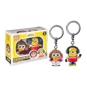 Funko 2 PACK 70'S BOB ET ROLLER SKATING STUART / MINIONS / POCKET POP