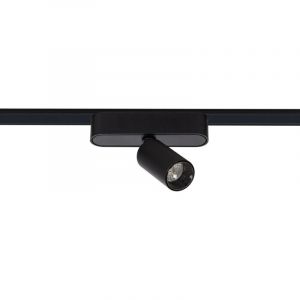 Spot Led 5w Cri90 (Ugr16) Noir Pour Rail Magnétique Monophasé Extra-Plat 25mm 48v 4000k4000k 114.5 Mm - Neuf
