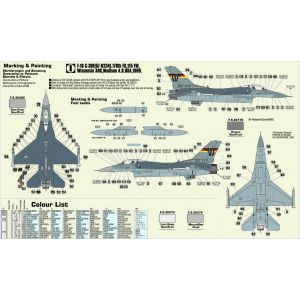 F 16c 30 Ramstain Dragon 1:72e Mistercraft